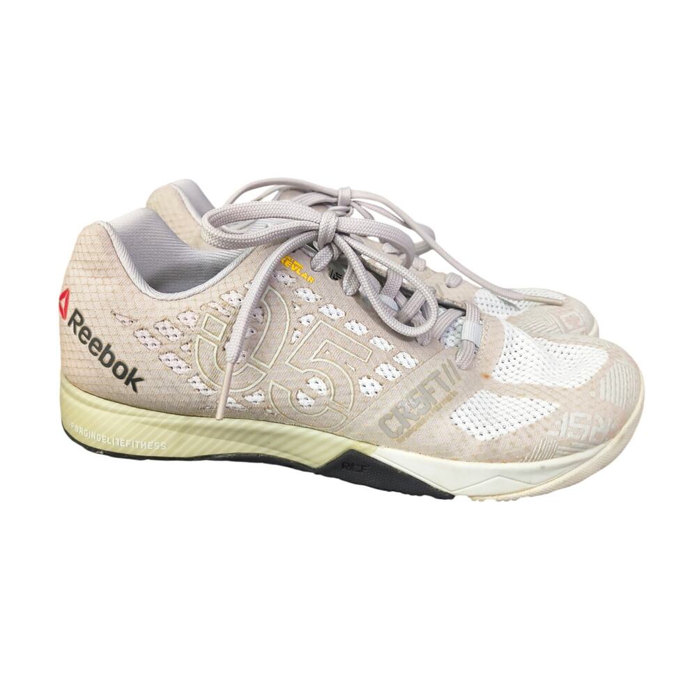 Reebok Women's Beige White CrossFit Sneakers
